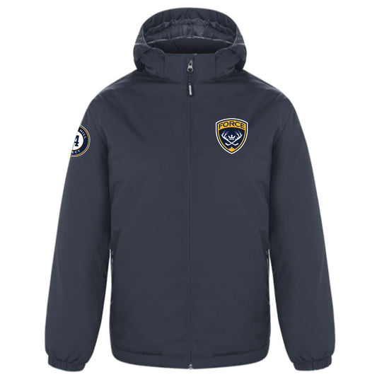 Play Maker Select Navy Insulated Jacket - Front View