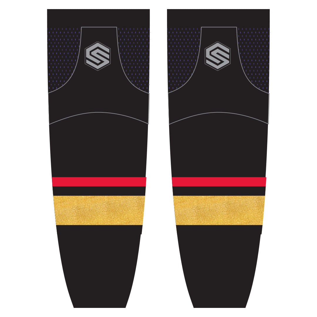 Vegas Jr Golden Knights AAA Black Socks