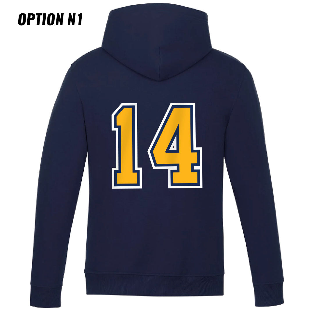 Navy FH Hockey Cotton Fleece Hoody