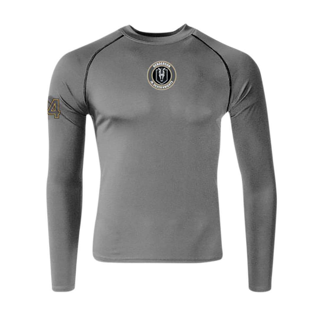 Henderson Jr Silver Knights Adult Long Sleeve Base Layer Top