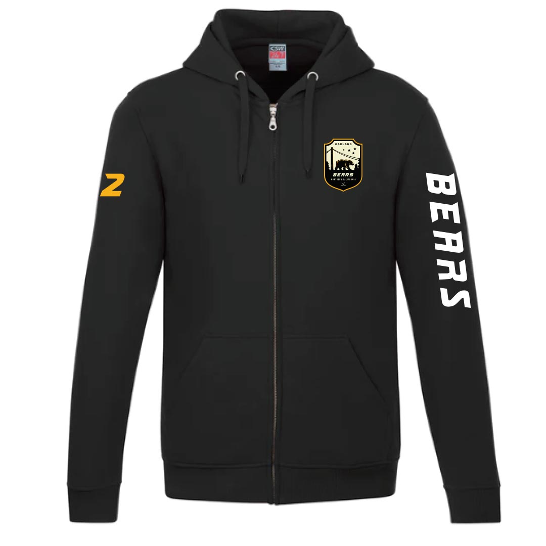 Oakland Bears AA Youth Full Zip Fleece Hoodie