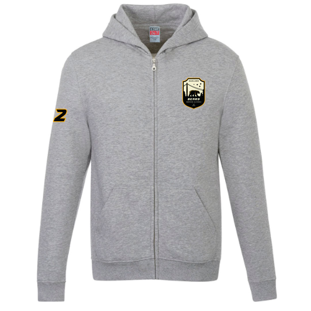 Oakland Bears AA Youth Full Zip Fleece Hoodie