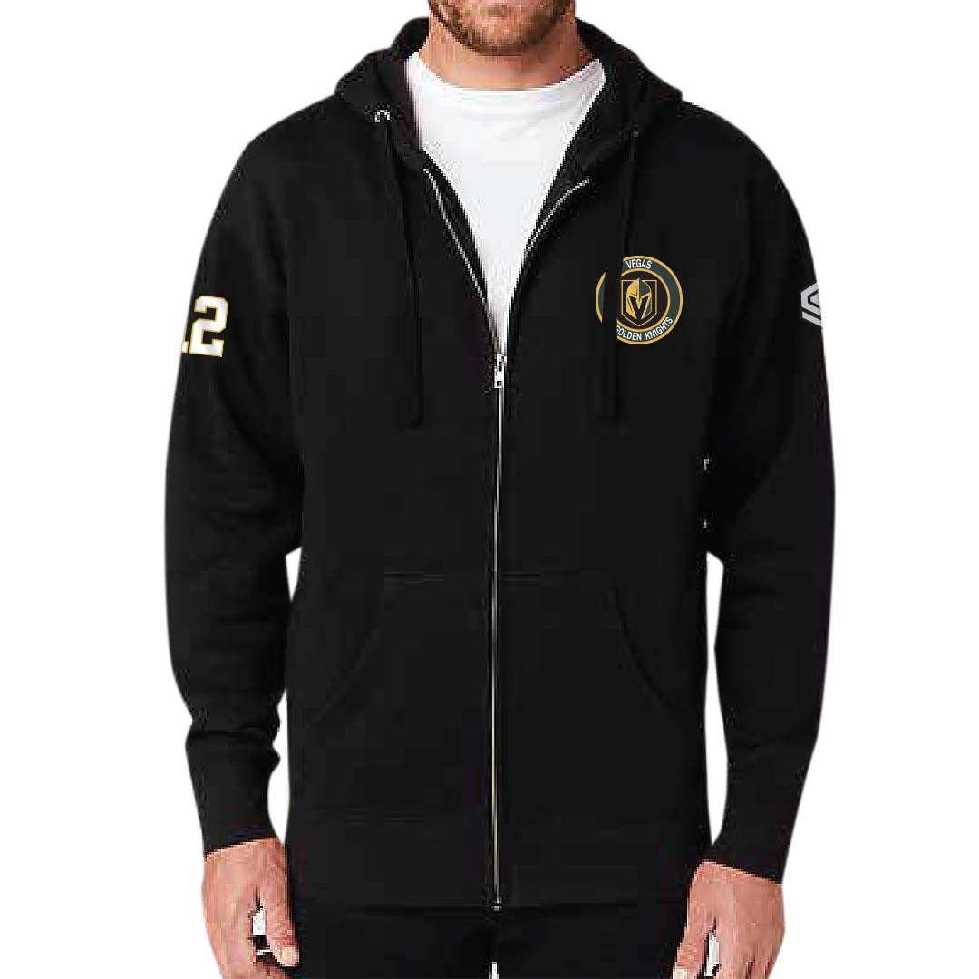 Jr Golden Knights Adult Full Zip Hoodie