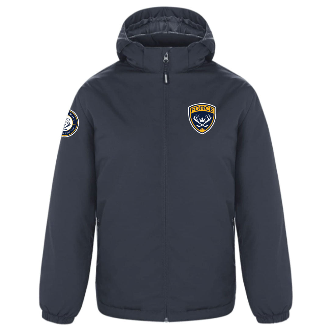 Play Maker Staff Navy Insulated Jacket - Front View