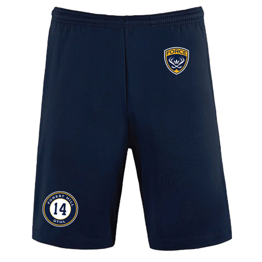 Wave Athletic Poly Shorts - Front View