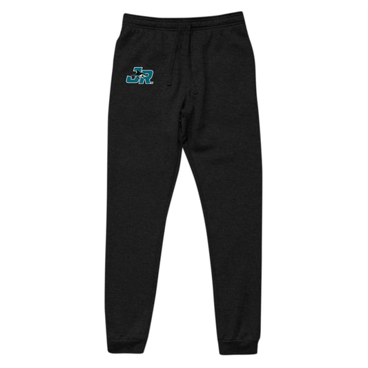 Black JR Sharks Adult Jogger with Logo - Front View