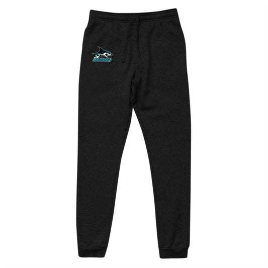 Black JR Sharks AAA Adult Jogger with Logo - Front View