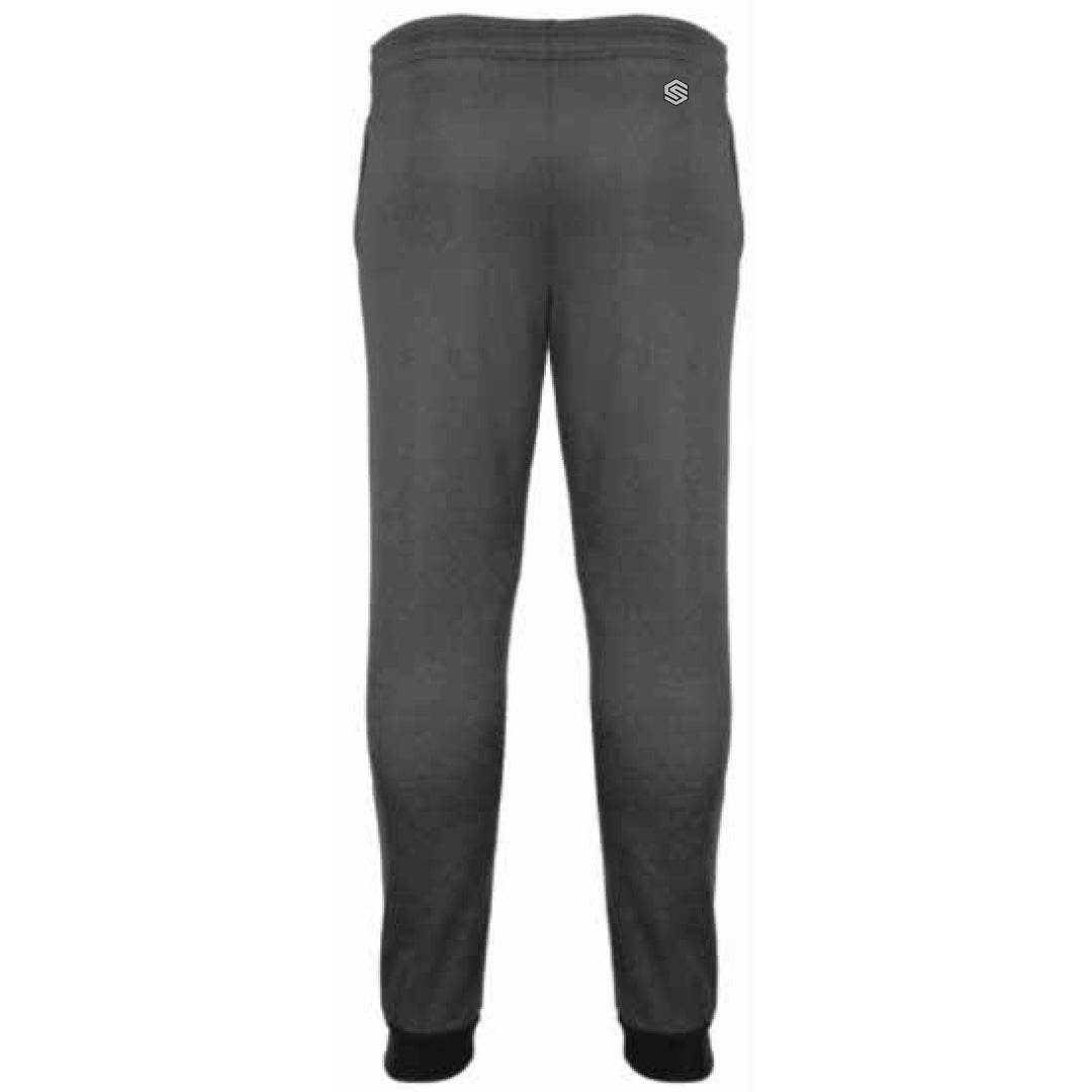 Carbon Grey JR Sharks AAA Youth Tech Fleece Jogger - Back View